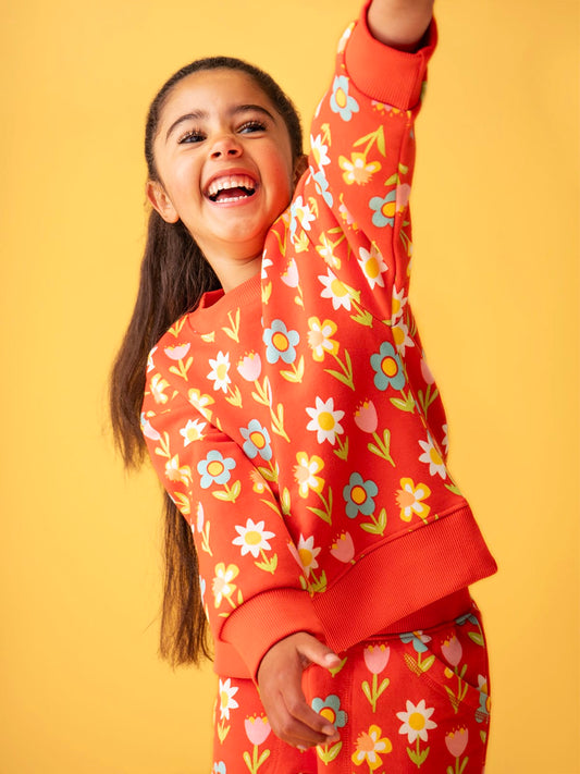 Frugi Superb Sweatshirt Happiness In Bloom