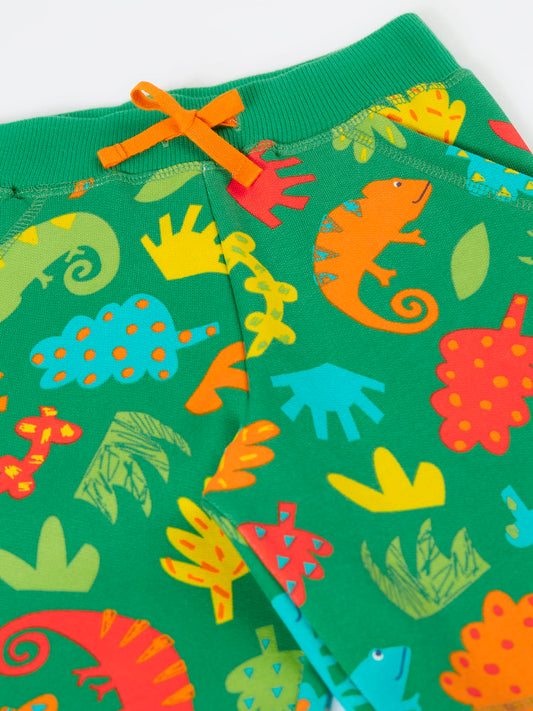 Frugi Samson Printed Shorts Chameleon Camp
