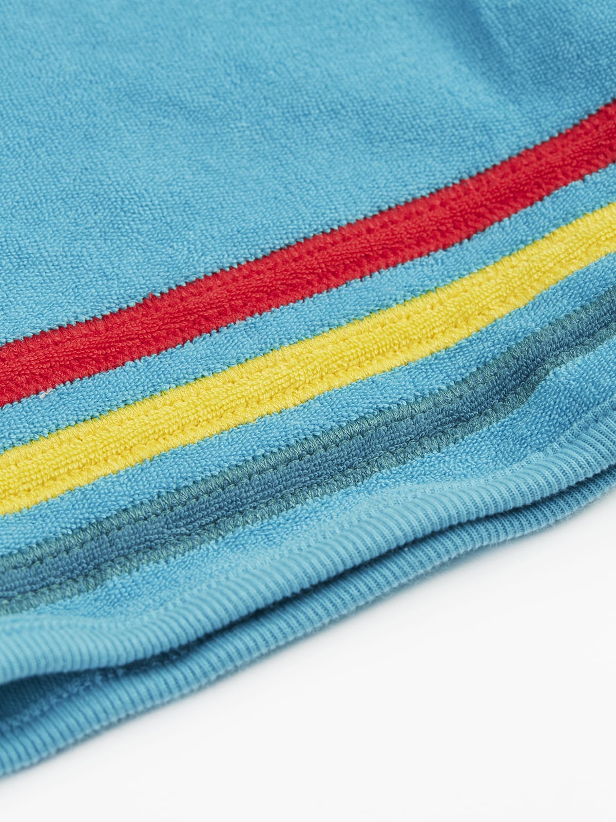 Frugi Coast Towelling Shorts Tropical Sea/Rainbow