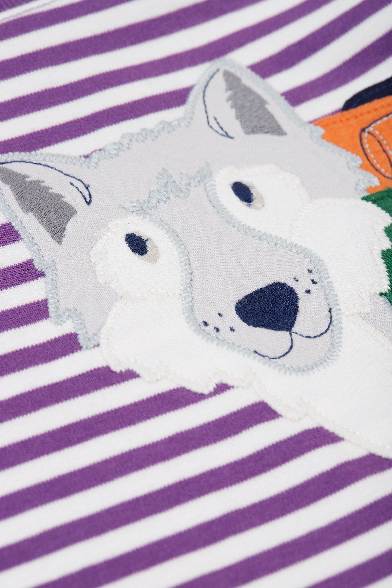 Otis Circular Top Violet Stripe/Wolf