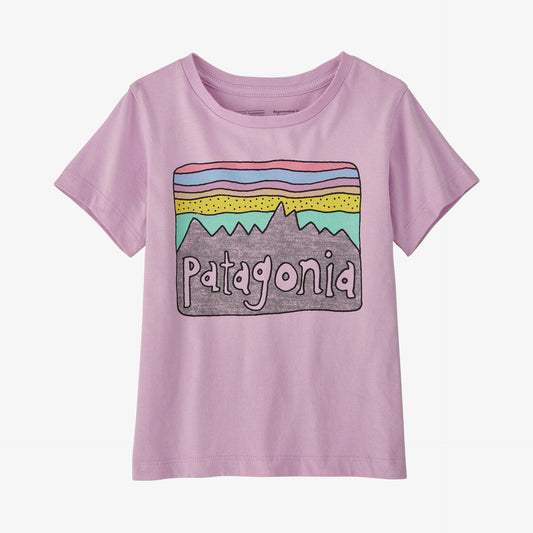 Baby & Toddler Regenerative Organic Certified™ Cotton Fitz Roy Skies T-Shirt Dragon Purple