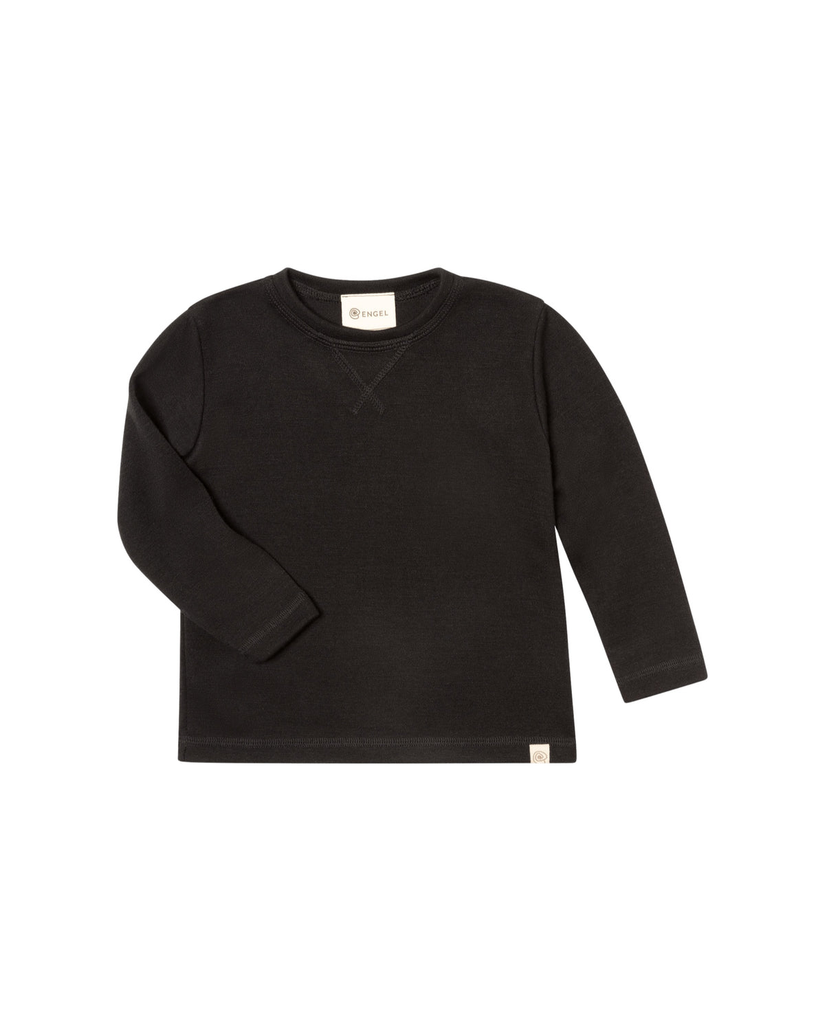 Engel Natur Merino Wool & Silk Sweatshirt Black
