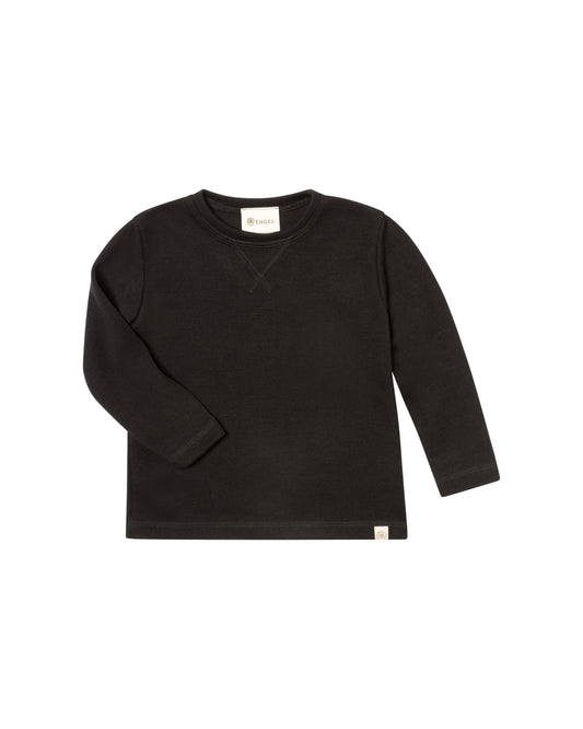 Engel Merino Wool & Silk Sweatshirt Black