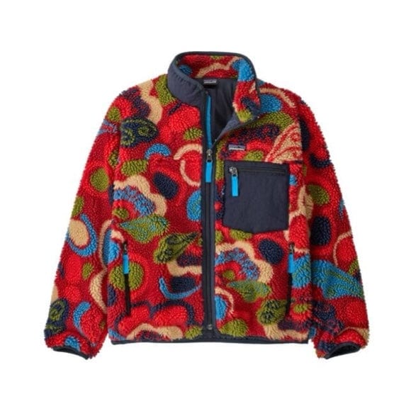 Kids' Retro-X® Fleece Jacket River River: Amanita Red