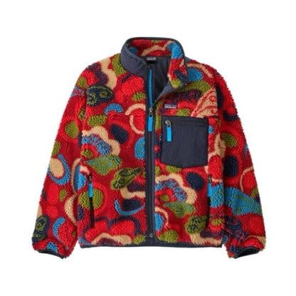 Kids' Retro-X® Fleece Jacket River River: Amanita Red