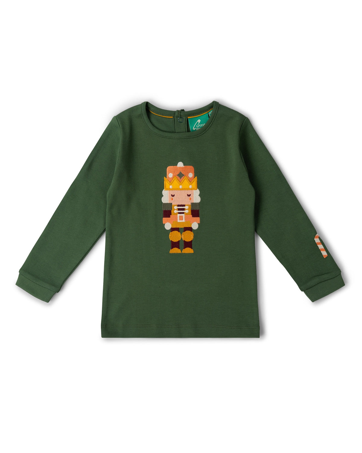 Little Green Radicals Toy Box Appliqué Long Sleeve T-Shirt