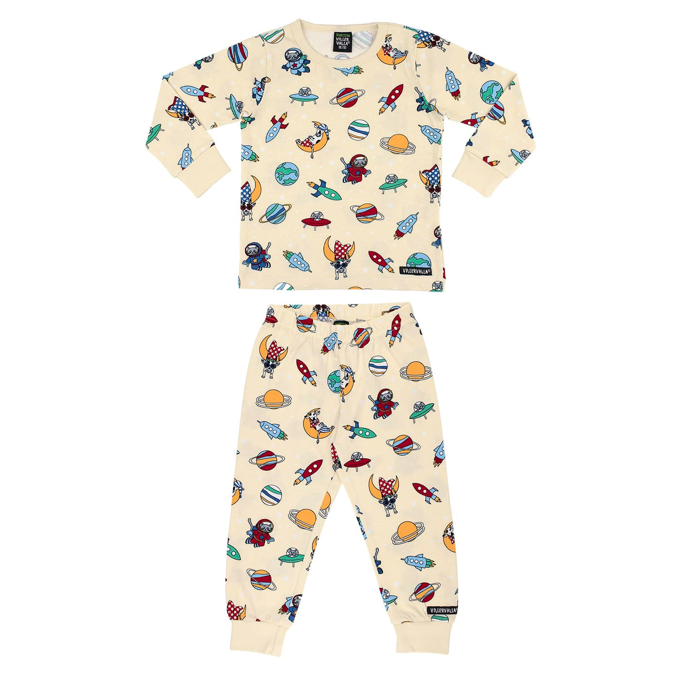 Villervalla Space Pyjama Light Beige