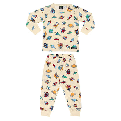 Villervalla Space Pyjama Light Beige