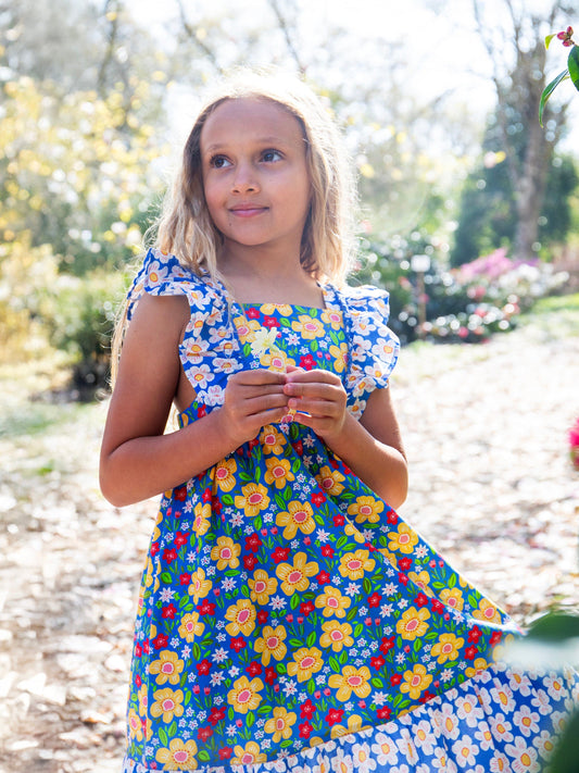 Audrey Dress Picnic Posy/Daisy Chain