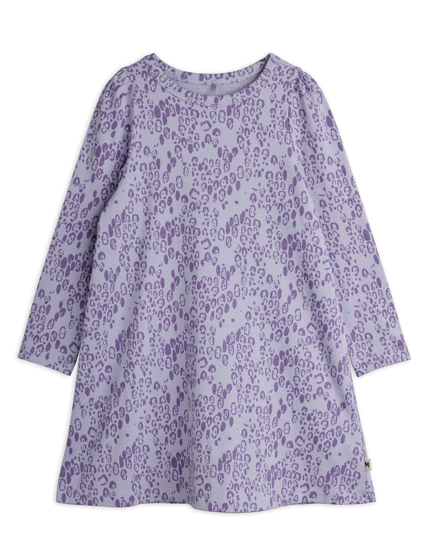 Mini Leopard Long Sleeve Dress