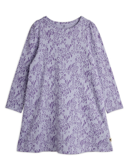 Mini Leopard Long Sleeve Dress