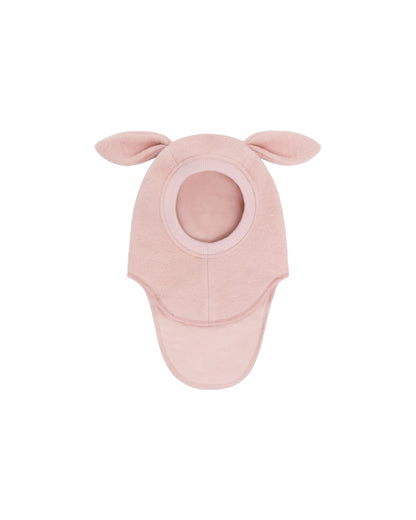 Huttelihut Balaclava Ears Wool Rose Smoke