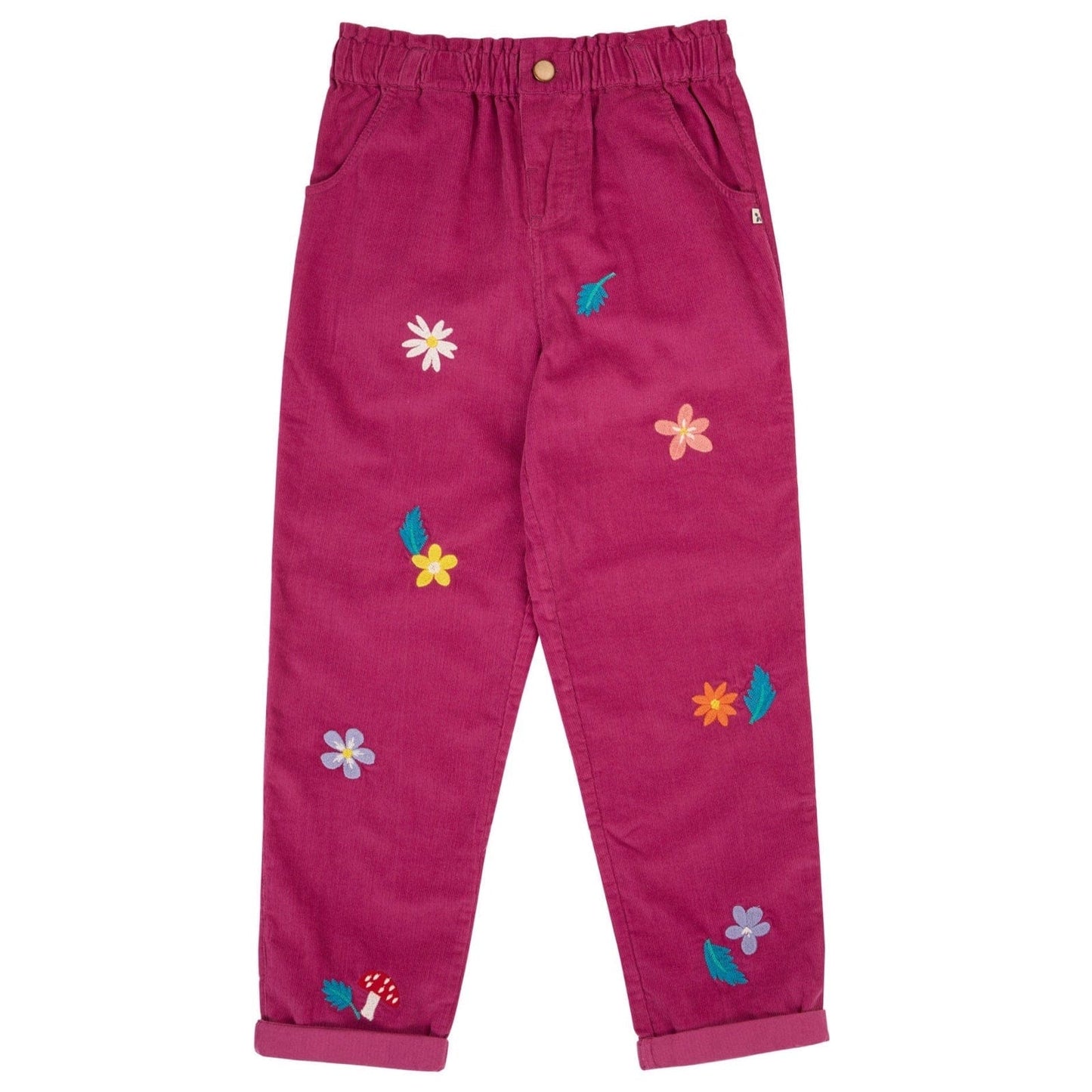 Callie Paperbag Trousers Damson/Flora