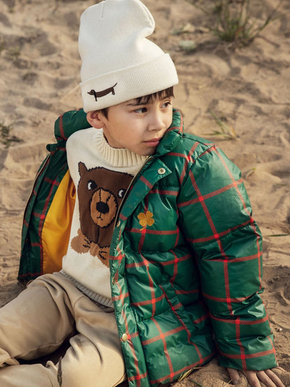 Bear Intarsia Knit Sweater