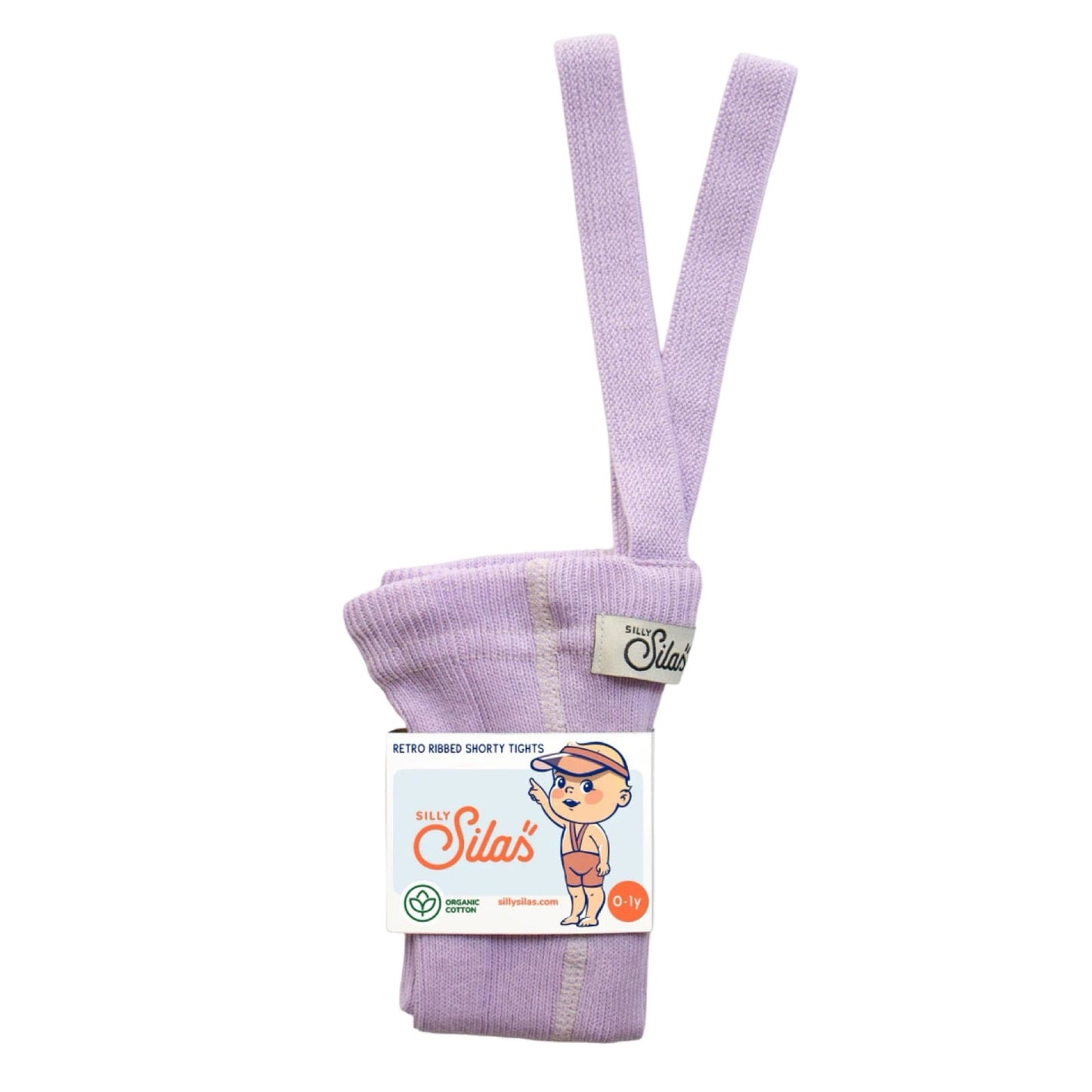 Silly Silas Shorty Cotton Tights Lavender