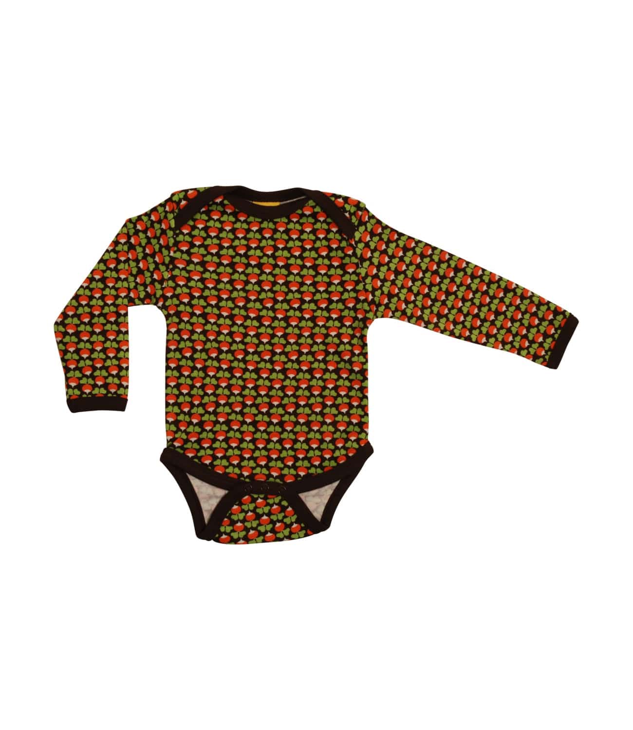 Mini Radish Bodysuit Chocolate Brown