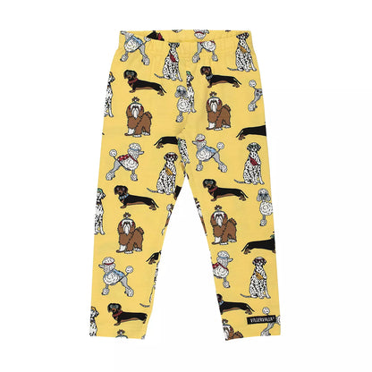 Funky Dogs Leggings Banana