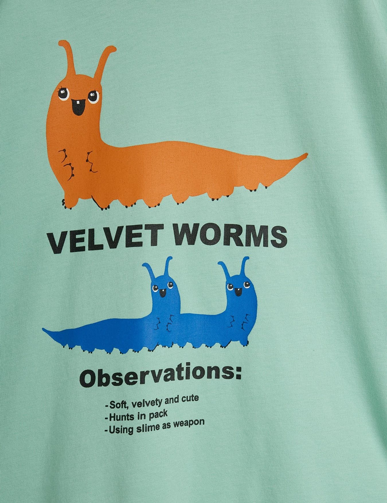Mini Rodini Velvet Worm Short Sleeve Tee