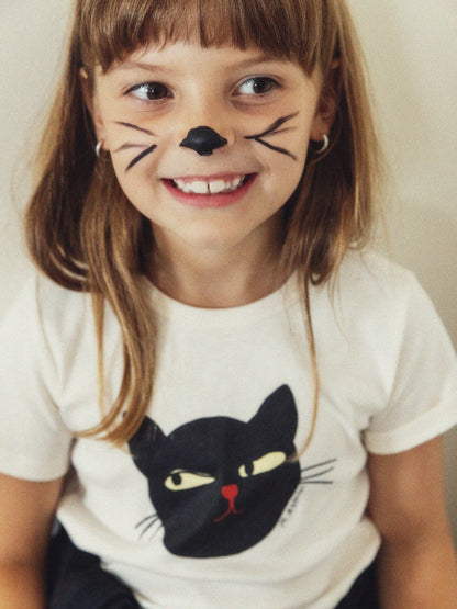Mini Rodini Cat Short Sleeve Tee