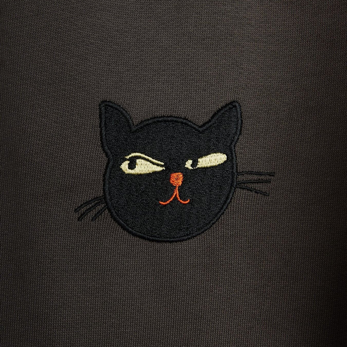 Cat And Rat Embroidered Sweatpants