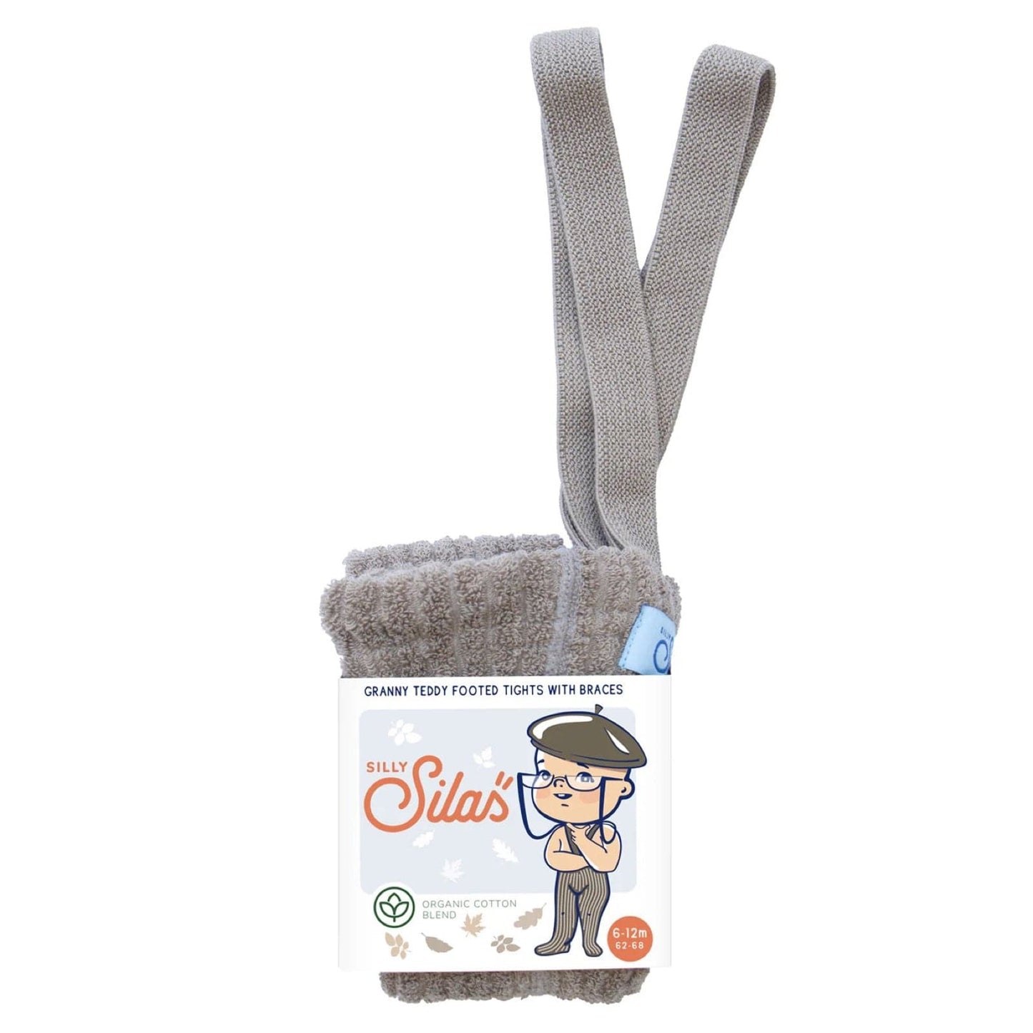 Granny Teddy Oyster Grey Footed