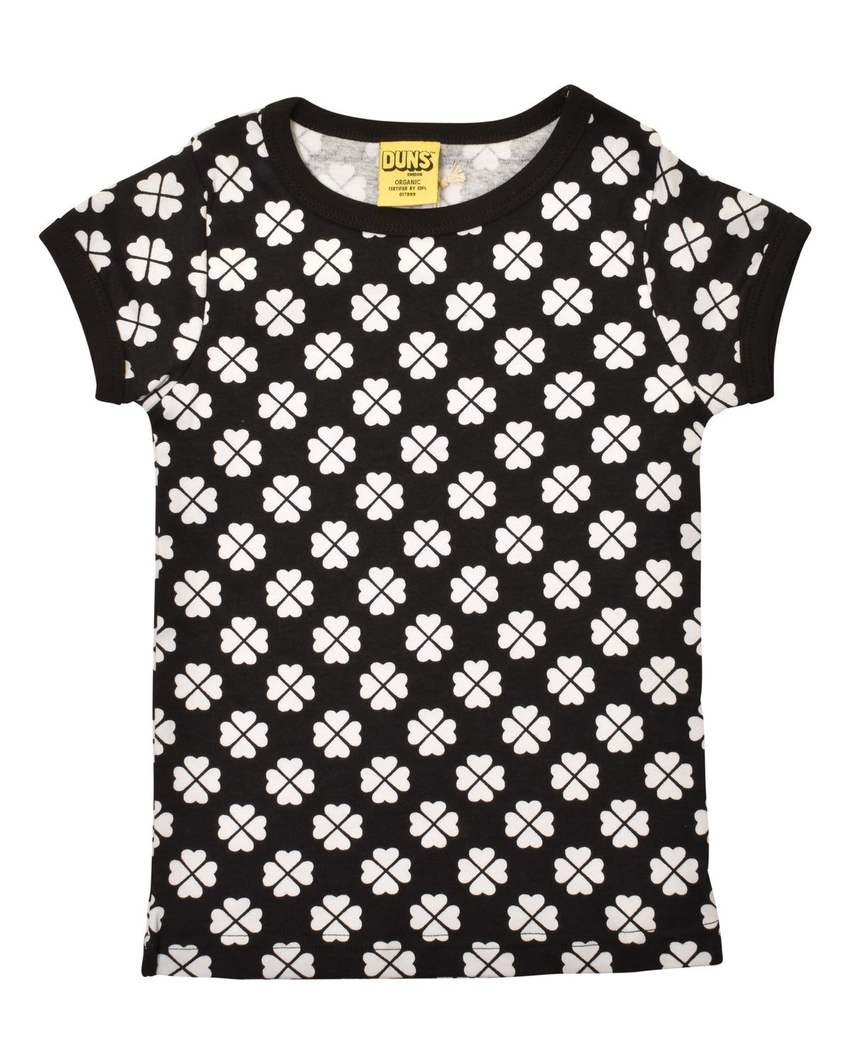DUNS Clover Short Sleeve Shirt Black