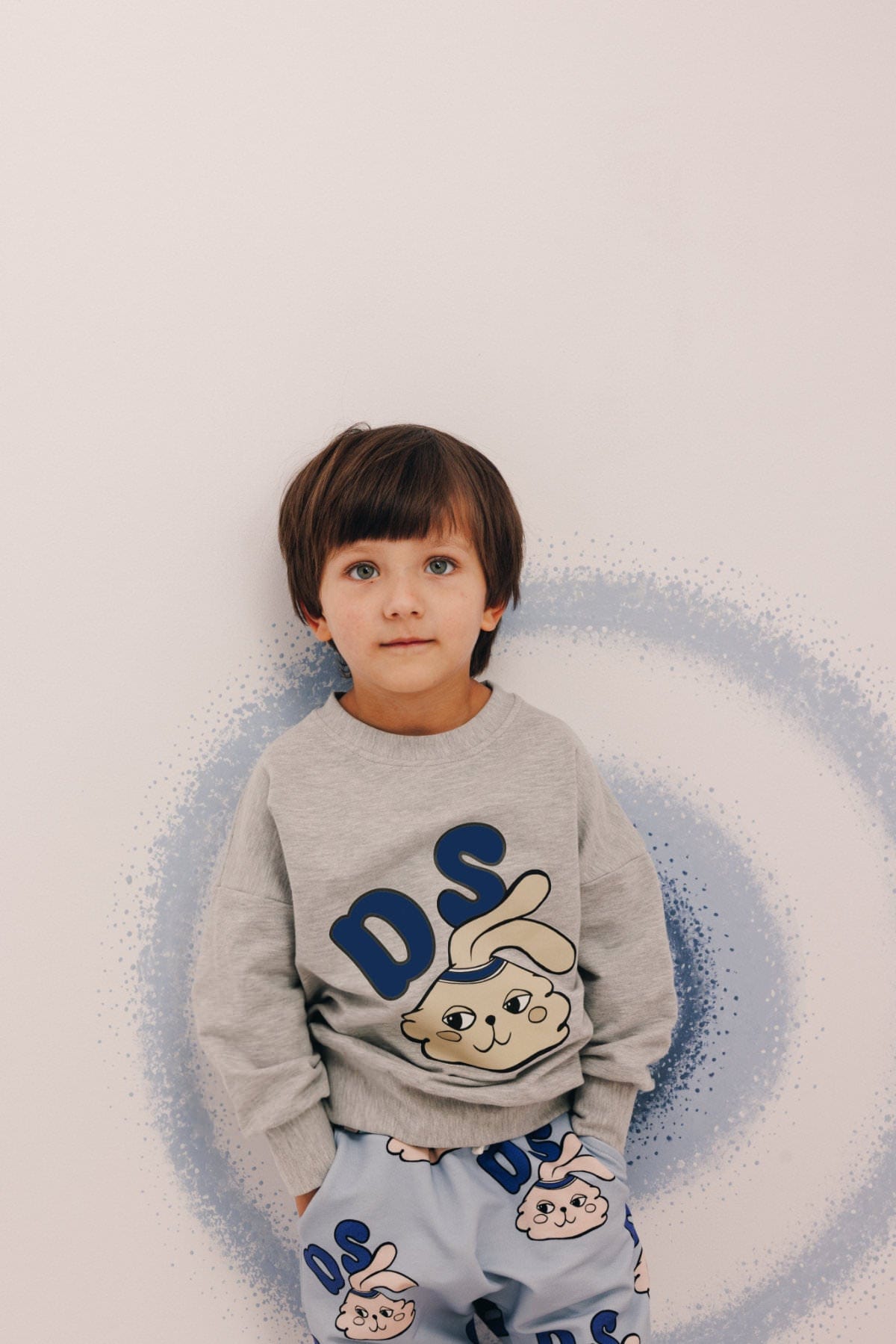 Bunny Sweatshirt Grey Melange