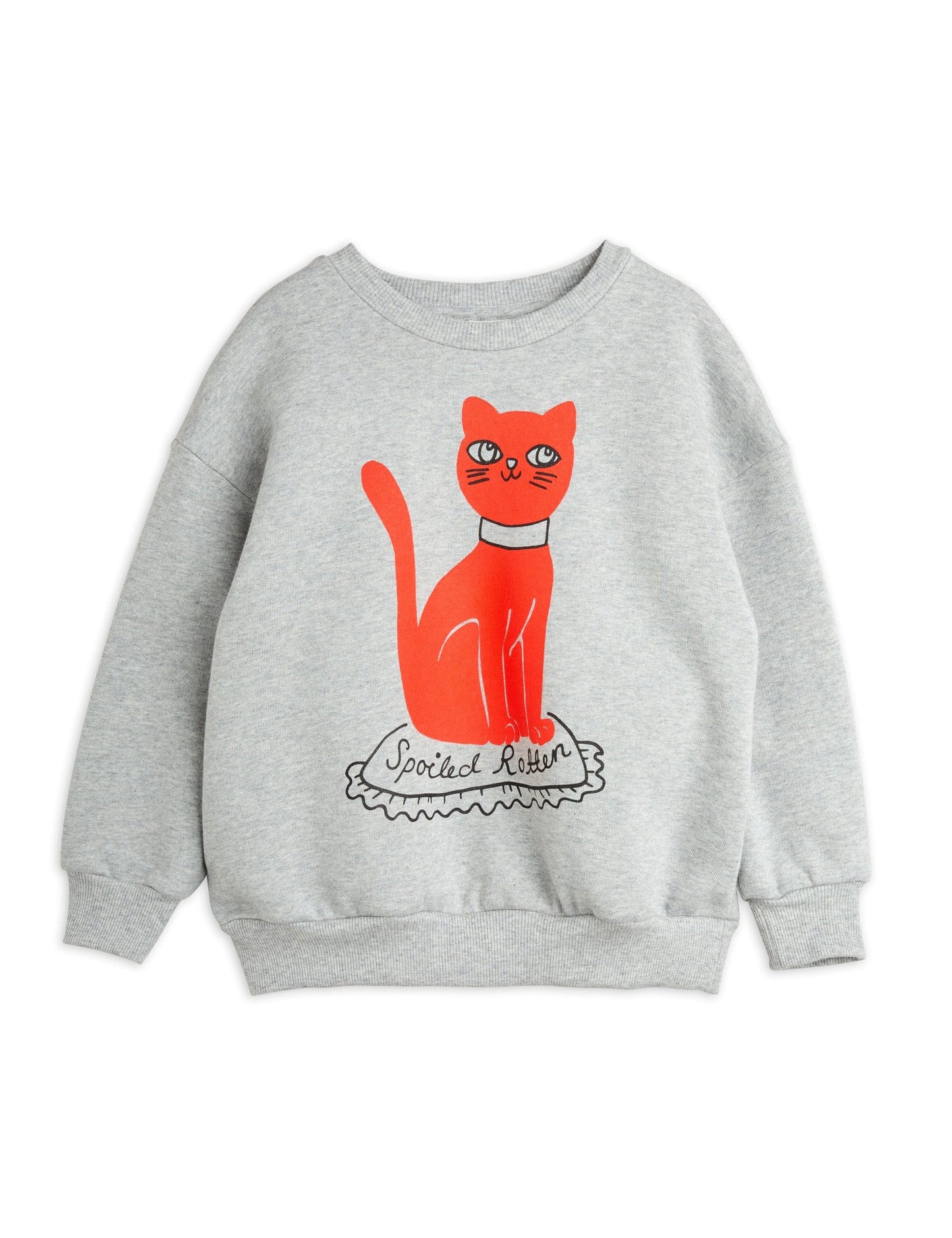 Cat Sweatshirt Grey