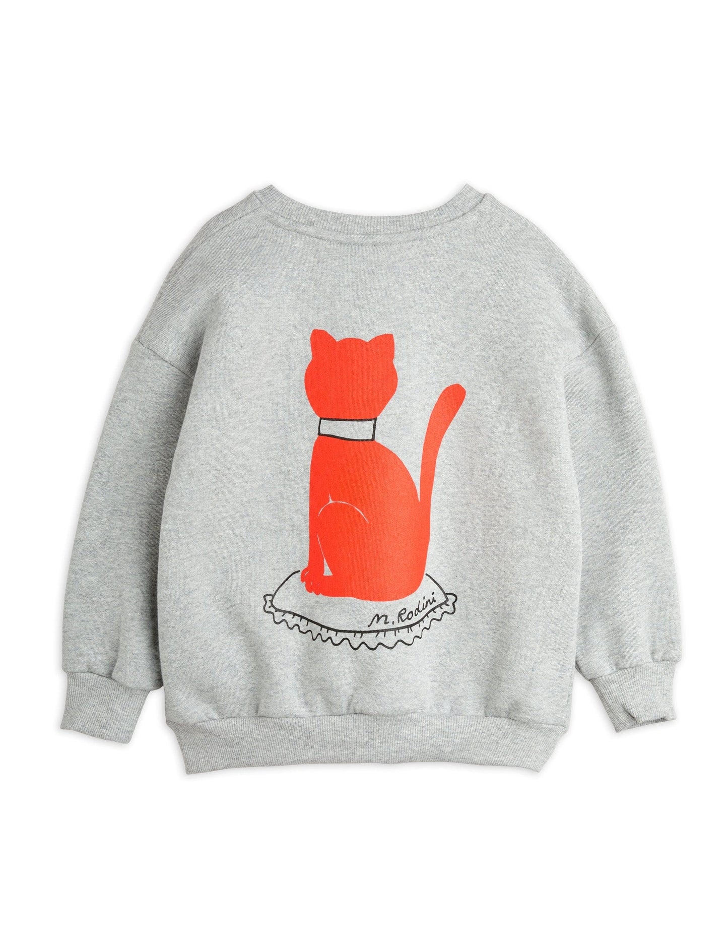 Cat Sweatshirt Grey