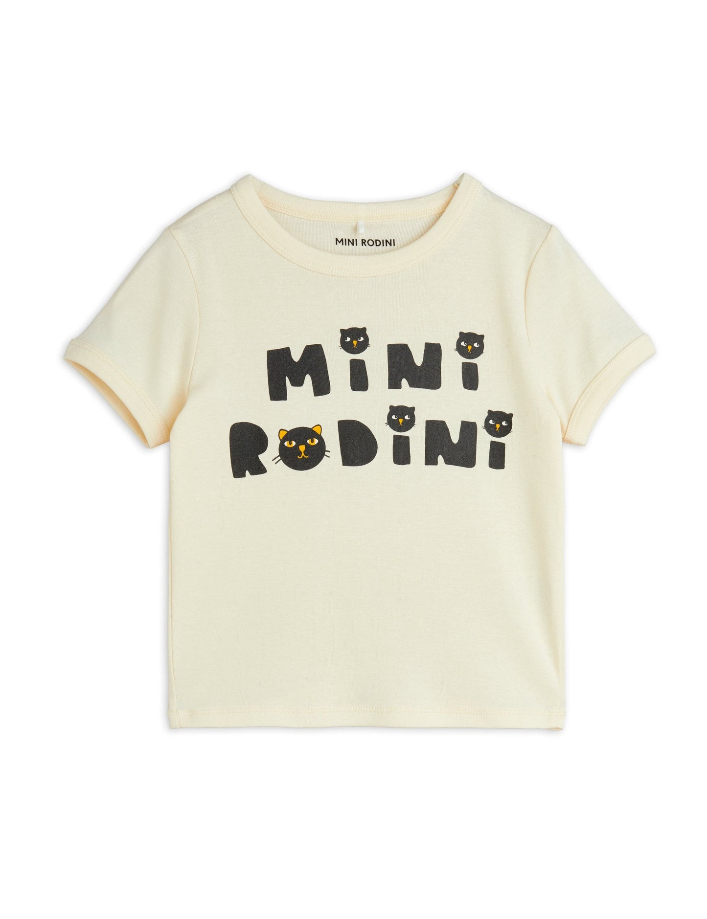 Mini Rodini Cats Short Sleeve Shirt