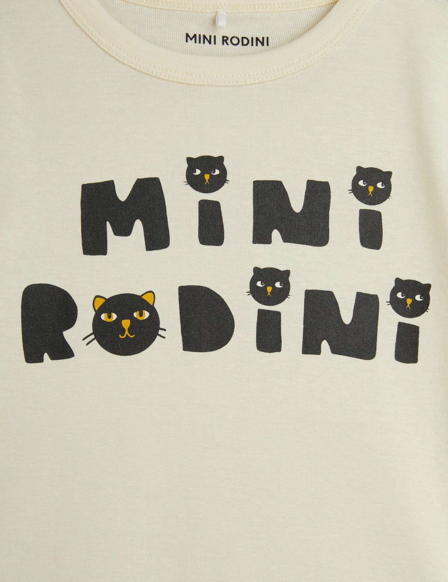 Mini Rodini Cats Short Sleeve Shirt