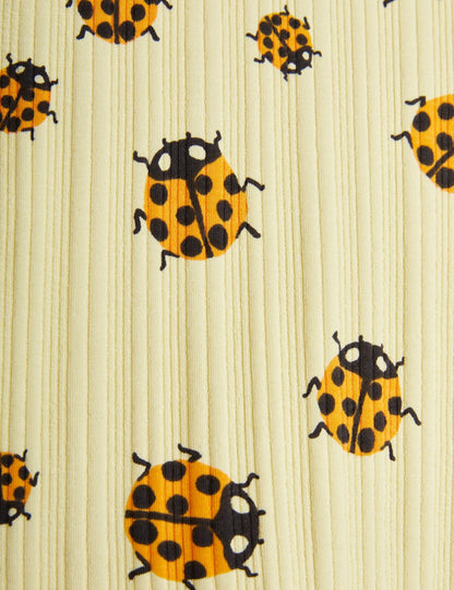 Ladybugs Short Sleeve Shirt Yellow