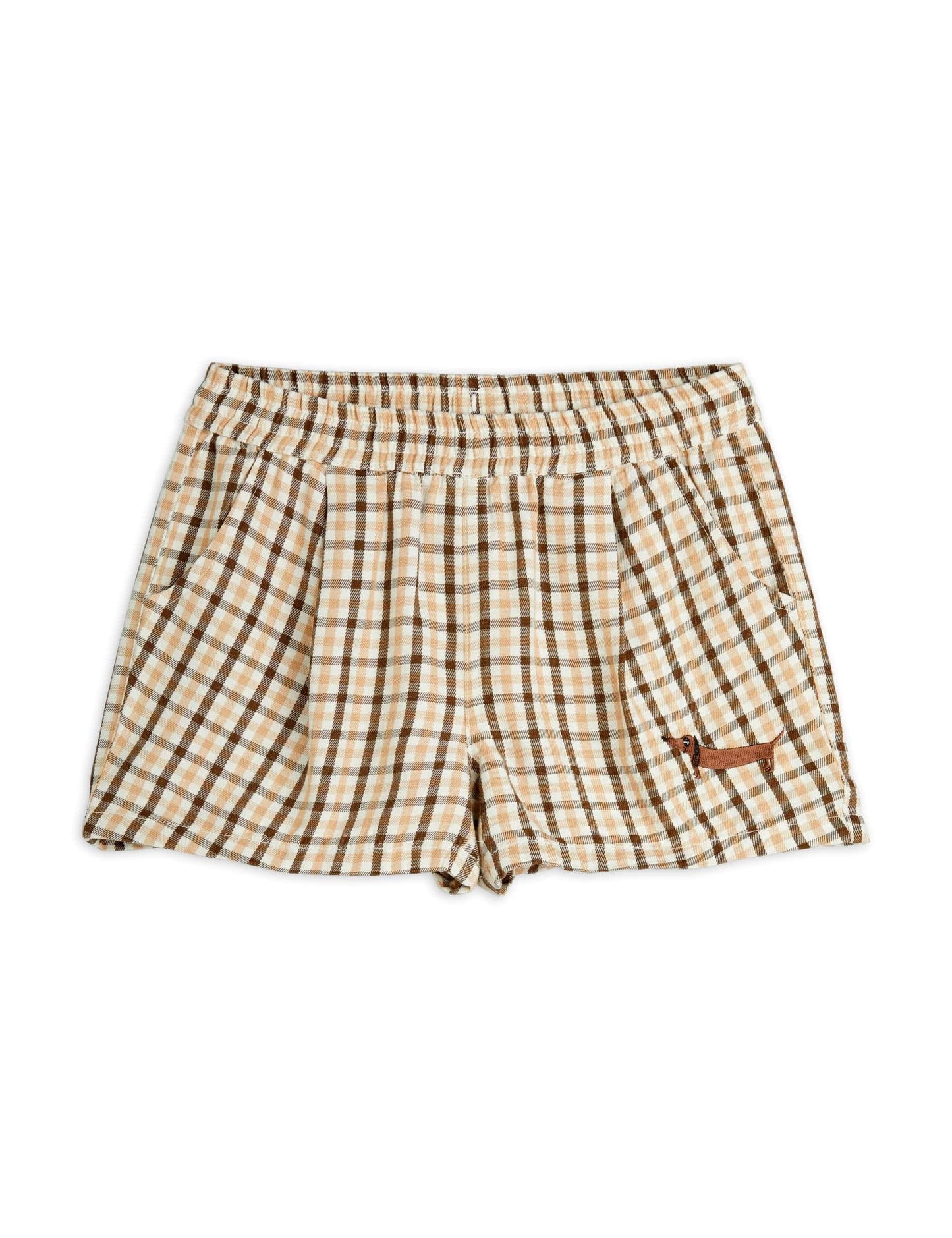 Gingham Woven Shorts