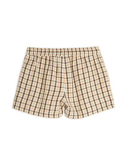 Gingham Woven Shorts