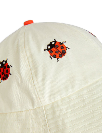 Ladybug Embroidered Sun Hat