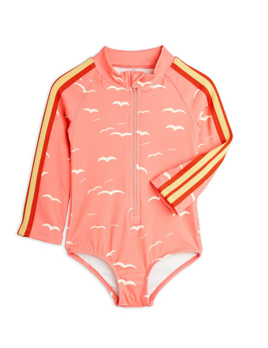 Seagull Long Sleeved Swimsuit