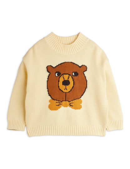 Bear Intarsia Knit Sweater