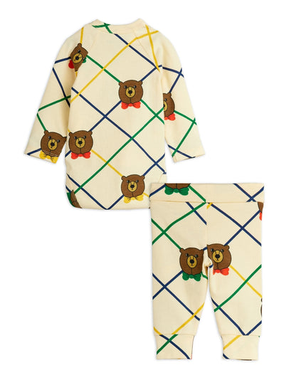 Bear Check Baby Set
