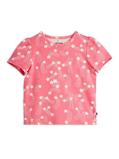 Starfall Puff Sleeve Short Sleeve Top