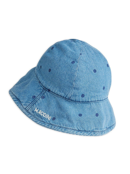 Denim Dots Sun Hat