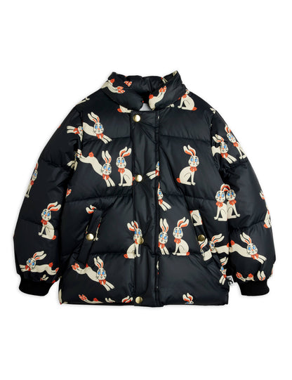 Mini Rodini Rabbits Hooded Puffer Jacket