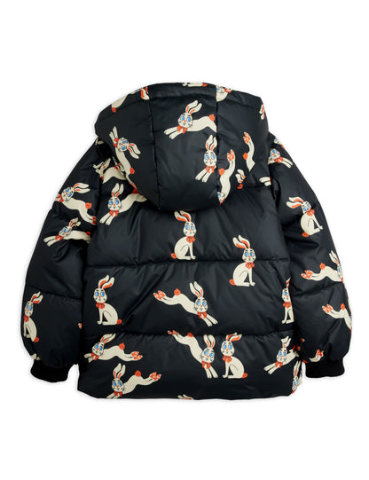 Mini Rodini Rabbits Hooded Puffer Jacket