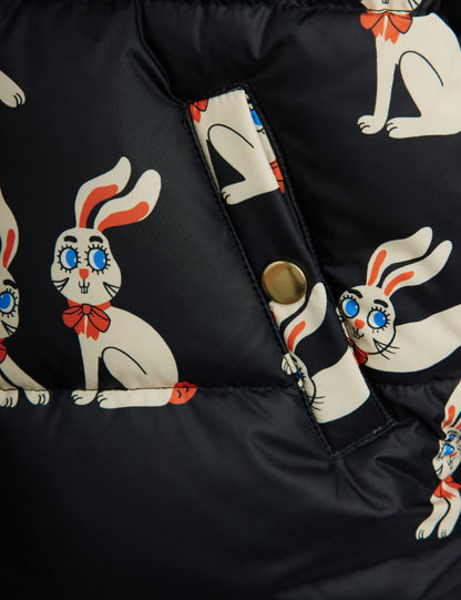 Mini Rodini Rabbits Hooded Puffer Jacket