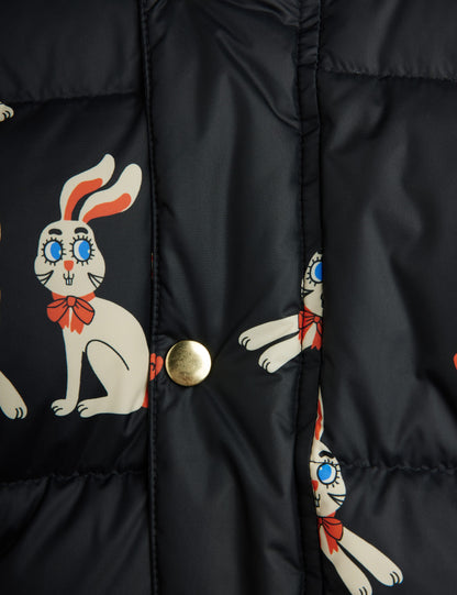Mini Rodini Rabbits Hooded Puffer Jacket