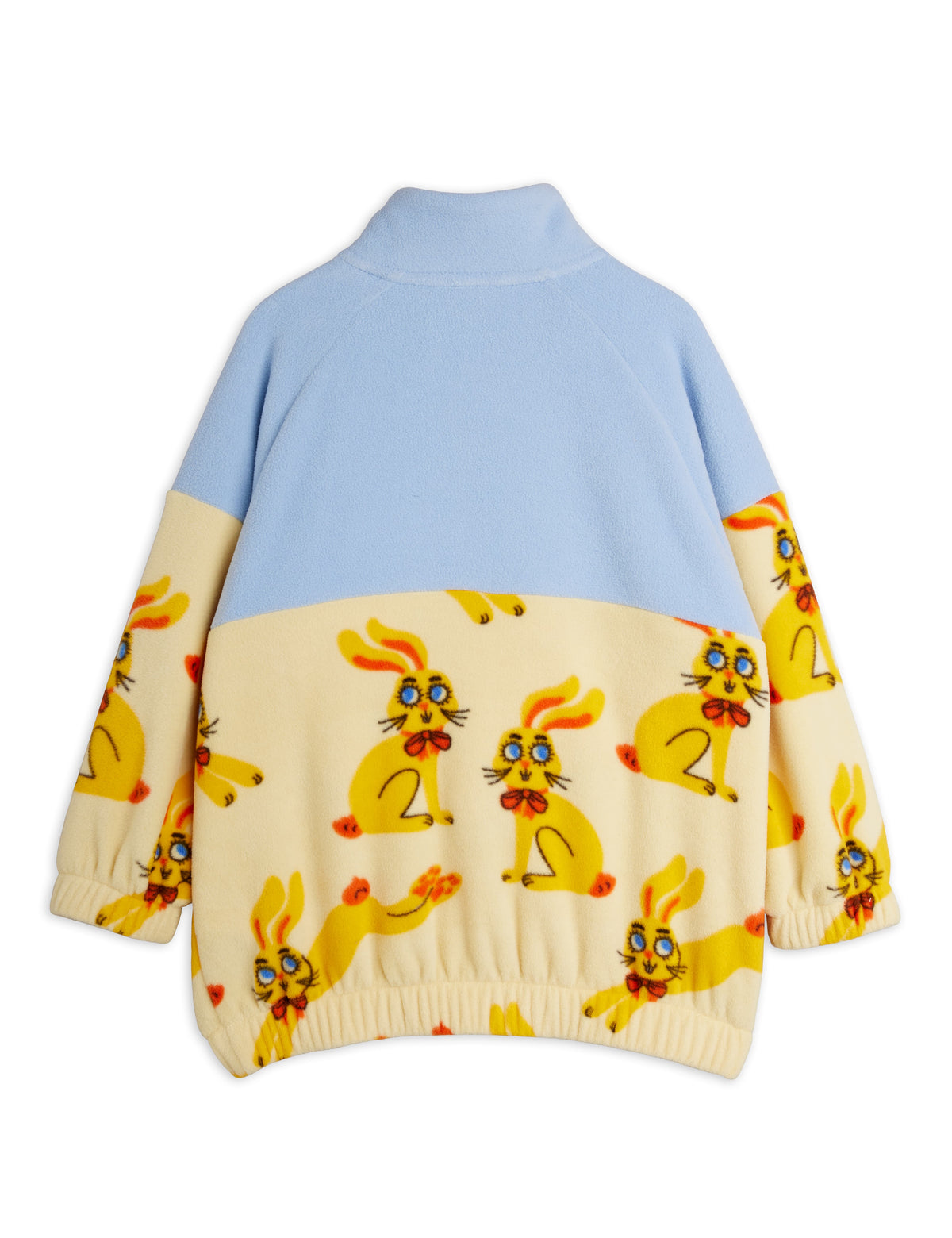 Mini Rodini Rabbits Fleece Halfzip Sweater