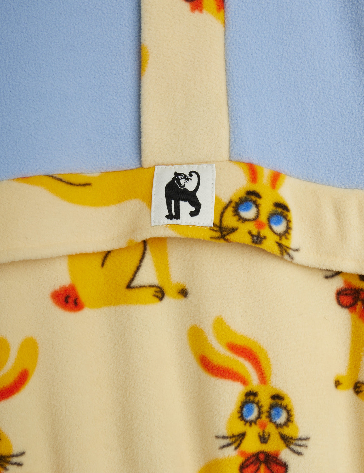 Mini Rodini Rabbits Fleece Halfzip Sweater