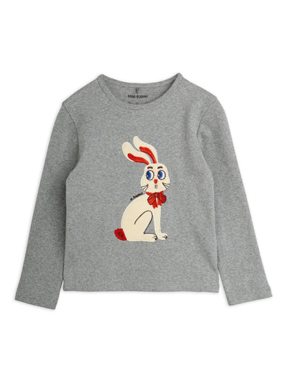 Mini Rodini Rabbit Application Long Sleeve Top