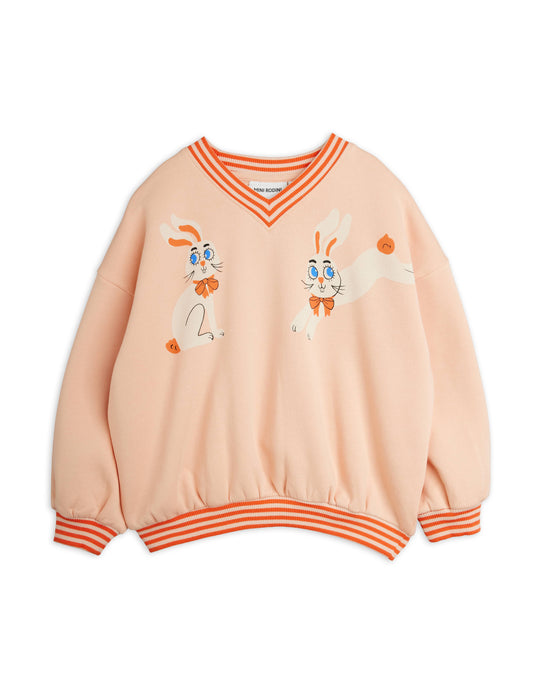 Mini Rodini Rabbits Sweatshirt Pink