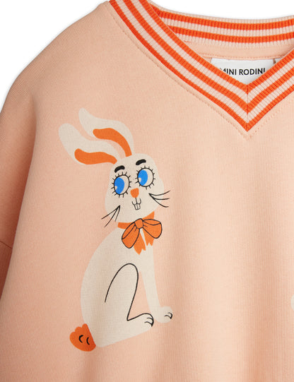 Mini Rodini Rabbits Sweatshirt Pink