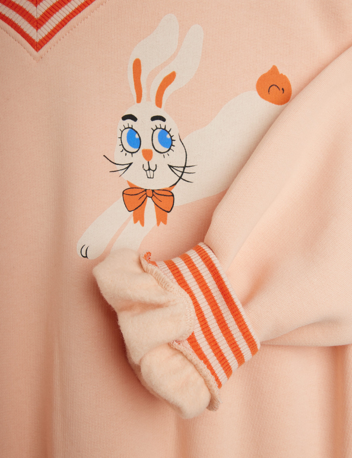 Mini Rodini Rabbits Sweatshirt Pink